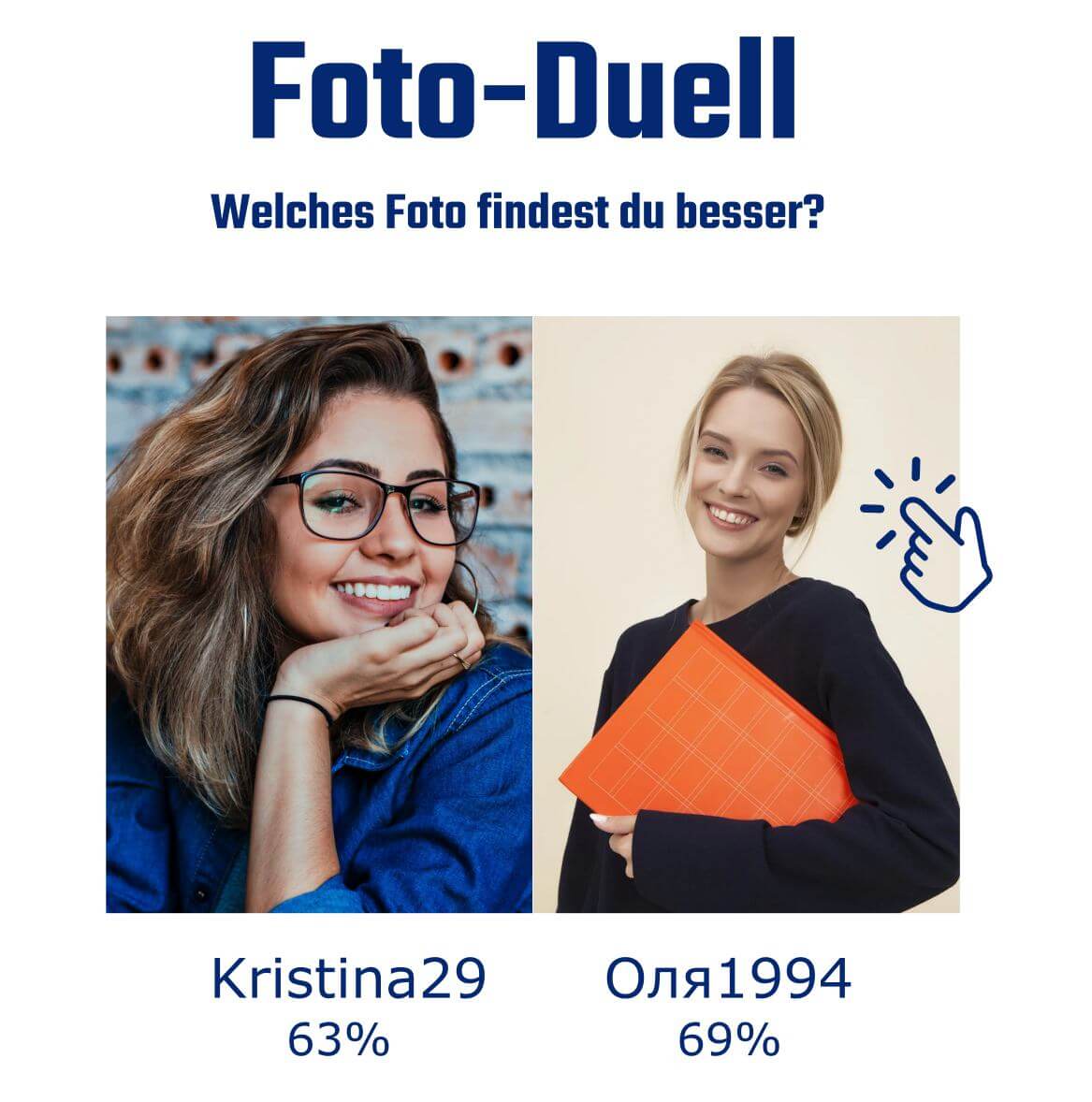 Foto-Duell - Bin ich attraktiv?